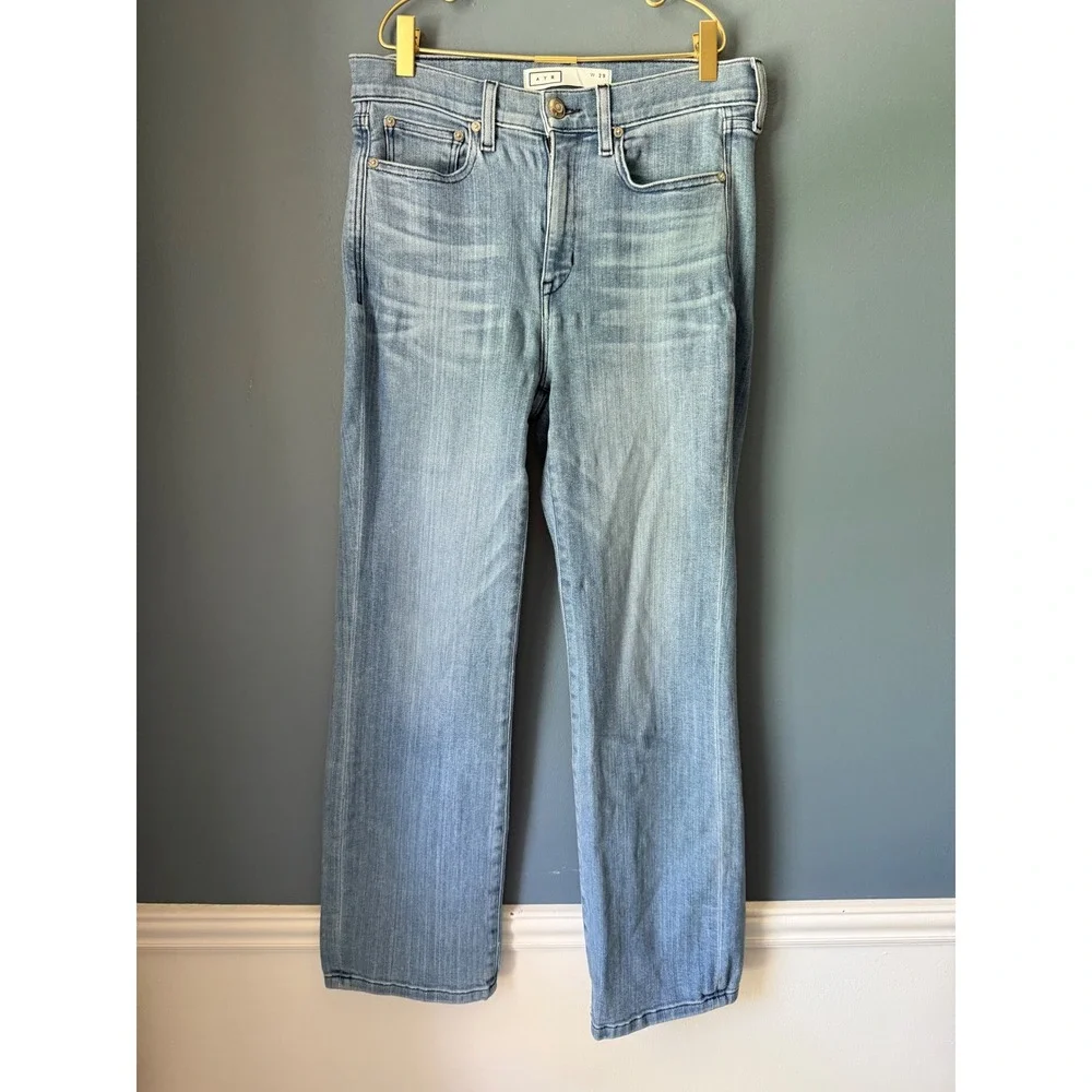 AYR The Pop Light Wash High Rise Straight Leg Jeans‎ Size 29